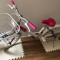 子供自転車　20インチ ピンク色