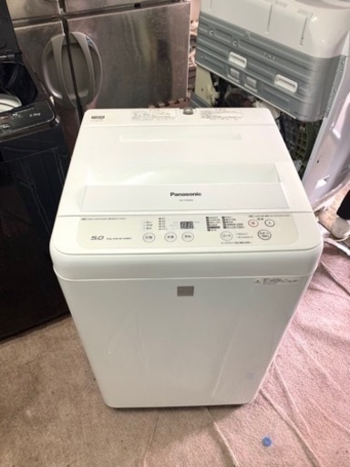北九州市内配送無料　保証付き パナソニック 5．0kg全自動洗濯機 keyword キーワードホワイト NA-F50ME4-KW