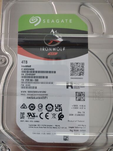 周辺機器 SeagateIronWolf3.5\