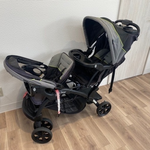 ベイビートレンド BABYTREND 2人乗り ベビーカー 中古品 折りたたみ ベビー用品　清掃済み
