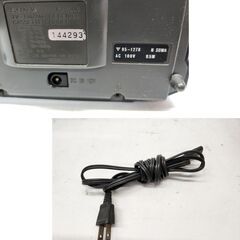 昭和レトロ SONY JACKAL300 FX-300 白黒テレビ付きラジオ FM/AM 