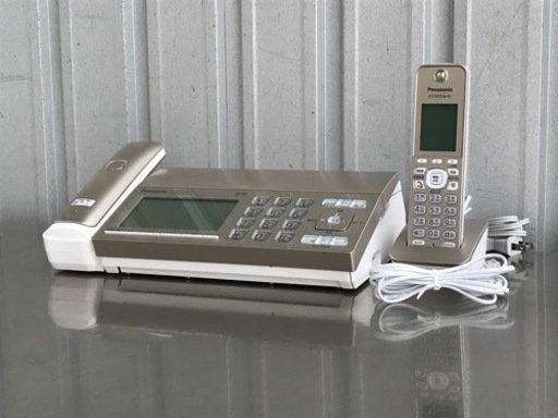 E363◇パナソニック◇おたっくす◇デジタルコードレス電話機◇FAX◇子機1台付き◇迷惑電話対策機能搭載◇シャンパンゴールド◇KX-PZ720