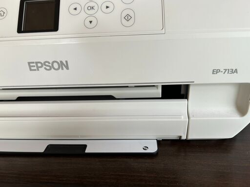 EPSON　EP-713A　2021年製　キズ・汚れなし！　交換インク(純正：さつまいも)付き！