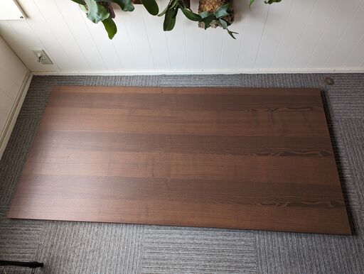 IDÅSEN イドーセン デスク 昇降式, ブラウン/ダークグレー, 160x80 cm