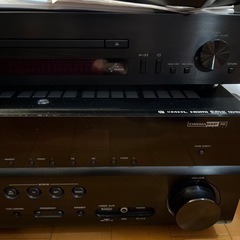 ヤマハ AVアンプとCDプレーヤー