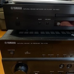 ヤマハ AVアンプとCDプレーヤー