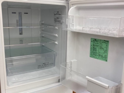 愛品館江戸川店】保証充実 ハイセンス 2021年製 134L 2ドア冷凍冷蔵庫