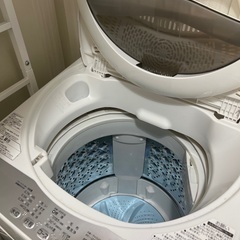 洗濯機　
TOSHIBA 5kg AW-5G6(W)