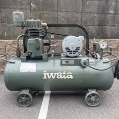 IWATA 岩田・コンプレッサー・SP-07NB・100V・1中古品