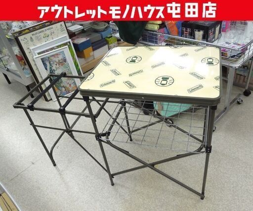 Coleman キッチンテーブル 170-5741 簡単組立 収納袋付き キャンプ アウトドア コールマン 札幌市 北区 屯田店 (モノハウス屯田店)  新琴似のその他の中古あげます・譲ります｜ジモティーで不用品の処分