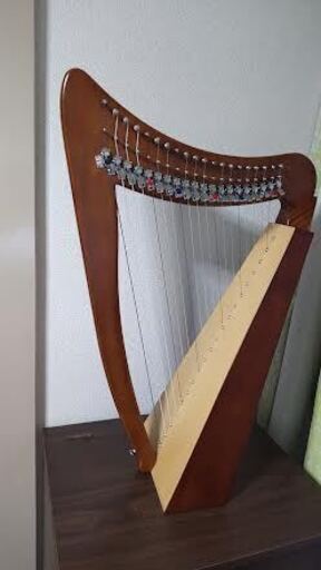 20弦ハープ（カバー付き） OTOTSUBU 20弦 ハープ ケース付 楽器 竪琴