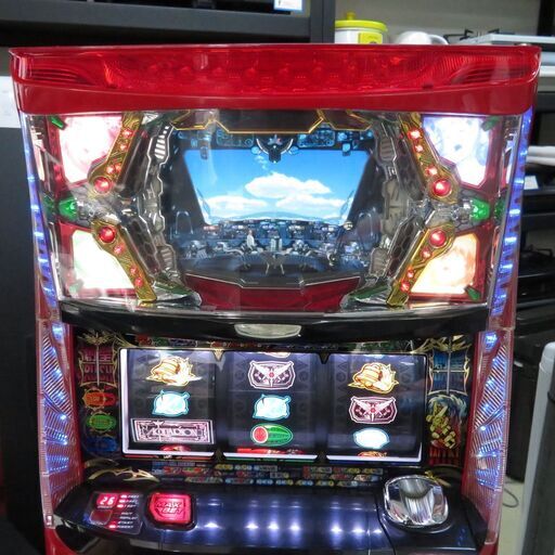 パチスロ実機 創世のアクエリオン コイン不要機付き スロット機 |江別