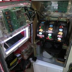 パチスロ実機 創世のアクエリオン コイン不要機付き スロット機 |江別 