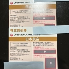 【ネット決済・配送可】決まりました！JAL ANA株主優待券4枚