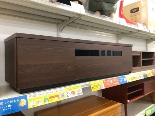 本棚 2枚扉 ダークブラウン 【トレファク堺福田店】