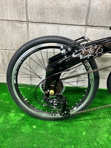 中古美品ASSAULTPACK アサルトパック 211 折りたたみ自転車20インチ No