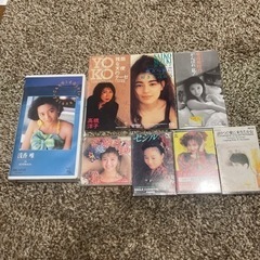 昭和アイドル　CD カセット　ビデオ