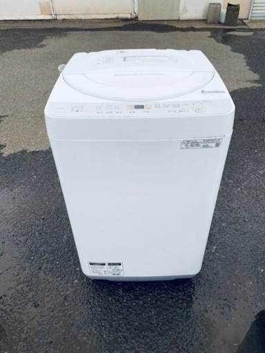 シャープ　全自動電気洗濯機　ES-GE6C-W