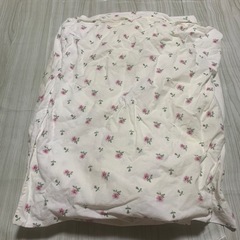 寝具　花柄　布団カバーと枕カバー