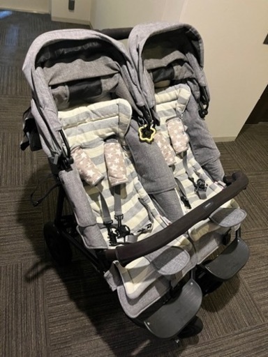 【エアバギーココダブルEXフロムバース】双子用ベビーカー