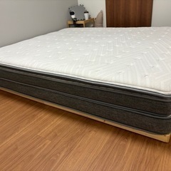 クイーンベッドセット　すのこベッド&Nスリープマットレス　 