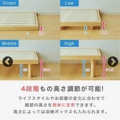 クイーンベッドセット　すのこベッド&Nスリープマットレス　 