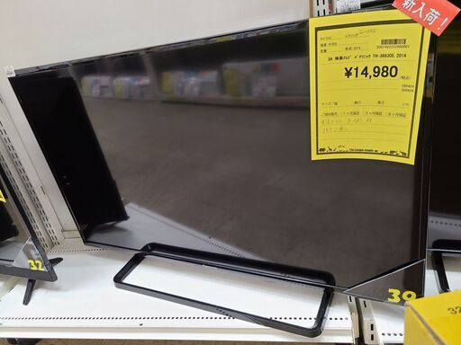 J4805  Panasonic　パナソニック　39V型液晶テレビ　TH-39A305　2014年製　クリーニング済み　【リユースのサカイ柏店】