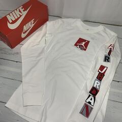 NIKE　ジョーダン　ナイキ　メンズ　ホワイト　ロンT