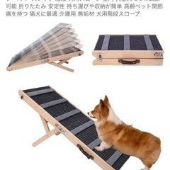 《お譲り先決まりました》犬用スロープ・ほぼ新品