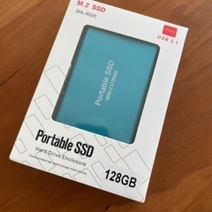 【新品未使用品】外付けSSD 128GB