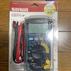 SANWA　サンワ　デジタルマルチメータ　バックライト搭載　CD...