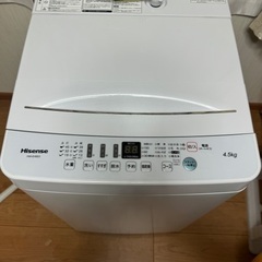 ハイアール洗濯機4.5k　6000円