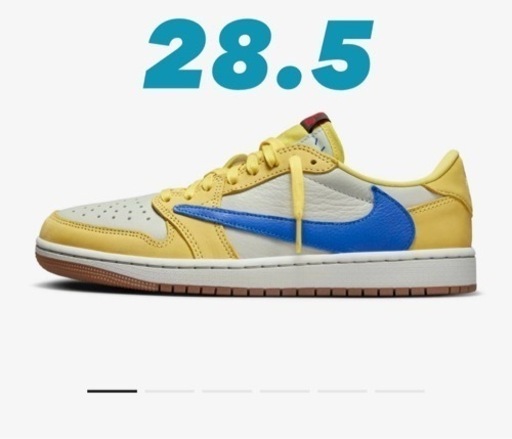 スニーカー NIKE AIR JORDAN 1 LOW Travis Scott 28.5