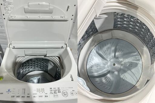 ☆TOSHIBA 東芝☆ 洗濯機 ZABOON AW-7D7 2019年 7.0㎏ ガラス