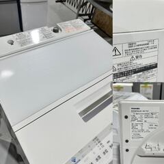 ★TOSHIBA 東芝★ 洗濯機 ZABOON AW-7D7 2019年 7.0㎏ ガラストップ ファミリー向け 自動お掃除 風乾燥 