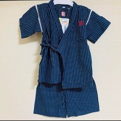 子供 甚平 お祭り 浴衣 100cm 新品 西松屋