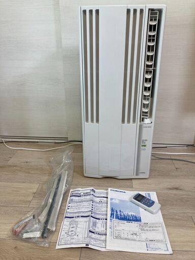 コロナ窓用エアコンCW-1623R-WS（付属品・メーカー保証付き）