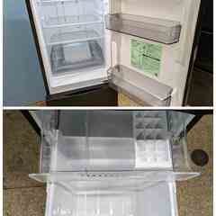 東芝 2ドア冷凍冷蔵庫 153L 2023年製 GR-U15BS コンパクト ブラック