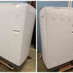 Haier 全自動電気洗濯機 8.5kg 2022年製 JW-KD85B スタイリッシュ 液体洗剤自動投入