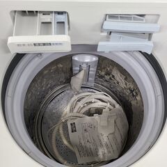 J4818 ☆6か月保障付☆ SHARP シャープ 8.0kg洗濯機 ES-PX8E-W 2021年 