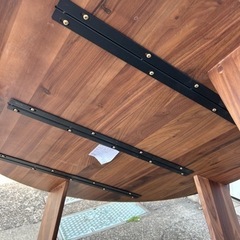 関家具　センターテーブル　丸テーブル　天然木　店頭37,000円