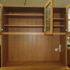 R674 天然木パイン材 キッチンボード、カントリー レトロ アンティーク、Used