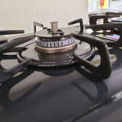 J4828★3か月保障付★　Paroma　パロマ　都市ガス用ガステーブル　IC-S37-R　水無し片面焼きグリル　ホーロートップ　2022年製 クリーニング済み　【リユースのサカイ柏店】