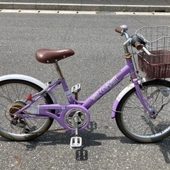 自転車 クロスバイク子供用　キッズ女の子6段変速