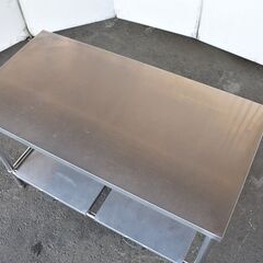 【ヤ取終了9/23】≪yt1336ジ≫ ステンレス作業台 炊飯台 幅120cm 奥行60cm シャリ台/炊飯器台/スライドテーブル 店舗/厨房 現状品 60504-05 ヤ取終了9/23】≪yt1336ジ≫ ステンレス作業台 炊飯台 幅120cm