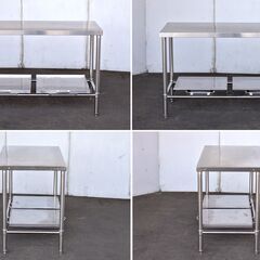 【ヤ取終了9/23】≪yt1336ジ≫ ステンレス作業台 炊飯台 幅120cm 奥行60cm シャリ台/炊飯器台/スライドテーブル 店舗/厨房 現状品 60504-05 ヤ取終了9/23】≪yt1336ジ≫ ステンレス作業台 炊飯台 幅120cm