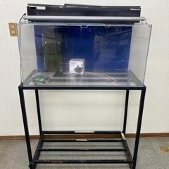 90×45×45 アクリル水槽 エーハイム2215 LEDライト...