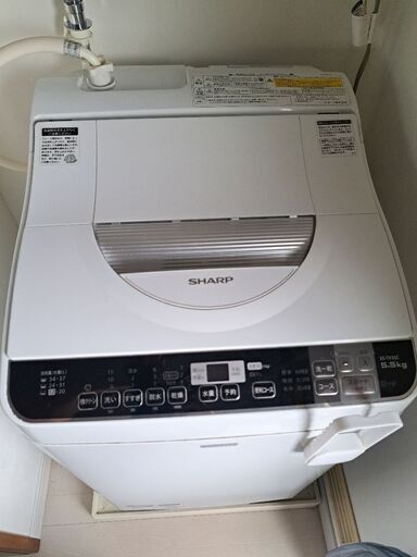 シャープ SHARP 洗濯機 乾燥機能 ES-TX5SC 5.5kg