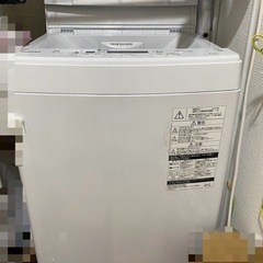 東芝　洗濯機／AW-45M7-W 全自動洗濯機 ピュアホワイト ...