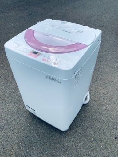 SALE定番人気全国送料無料！分解清掃済！シャープ 洗濯機 ES-GE6A-P 6.0kg 洗濯機